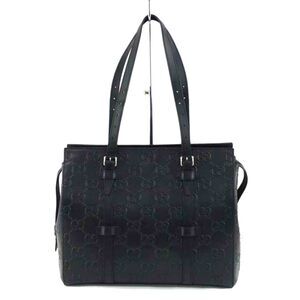 GUCCI GG Crocodile Tote Bag